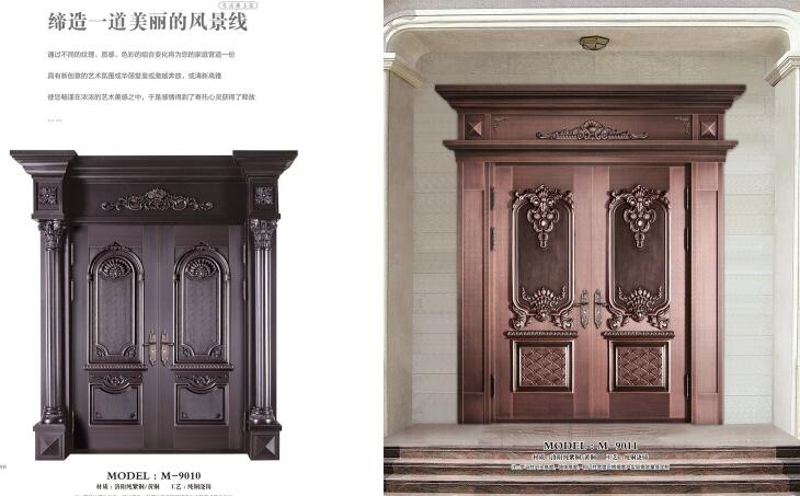 别墅纯铜门价格与不锈钢铜门价格 别墅纯铜门价格与不锈钢铜门价格
